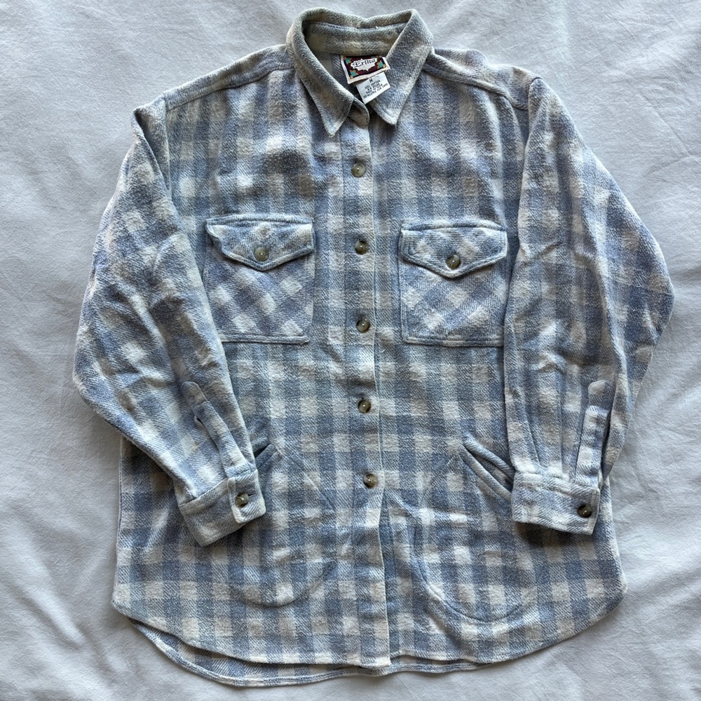 Plaid cotton button up